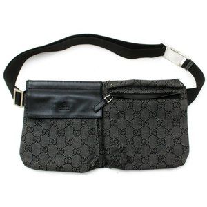 black gucci fanny pack